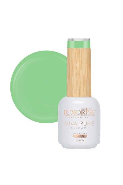 LUXORISE Oja semipermanentă Hema Free Viva Pure LUXORISE - Gentle Jade 10ml