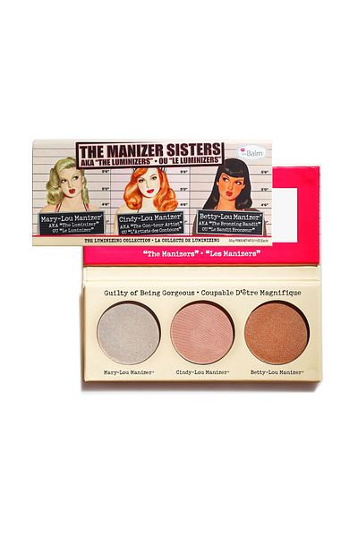 the balm The Balm The Manzer Sisters Trio Highlighter Kit