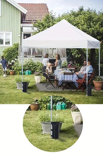 Bundera Weight Bags 4Pcs Sand Weight Bags with Leg Weights for Pop up Canopy Sun Shade Umbrella