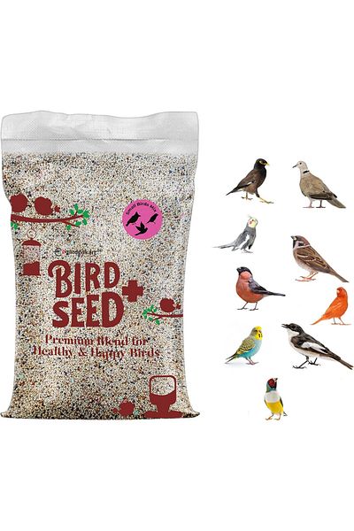 Egardenkart Bird Food For Small Budgie Finches Canaries Cockatiel Hookbills Doves Quail 10kg