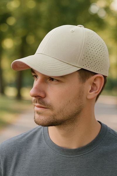LAGRANZE Men's Perforated Air Permeable Sports Hat