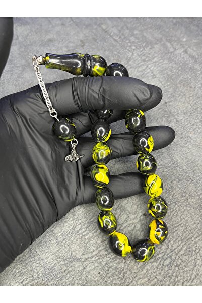 Mos Tespih ماسكوت شاك شاك ملون من الخرز البني