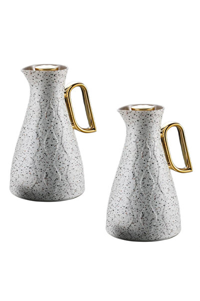 DVINA Petrus Luxury Tea and Coffee Thermos Set, 1 Liter, Multicolor, Keeps Li...