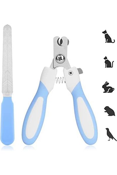Mumoo bear Dog Nail Clipper with Nail File, Stainless Steel Cat Nail Clipper Professional Pet Nail C