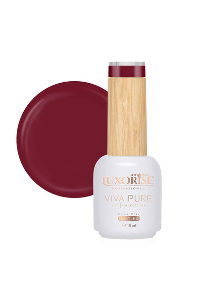 LUXORISE Oja semipermanentă Hema Free Viva Pure LUXORISE - Sangria Fantasy 10ml