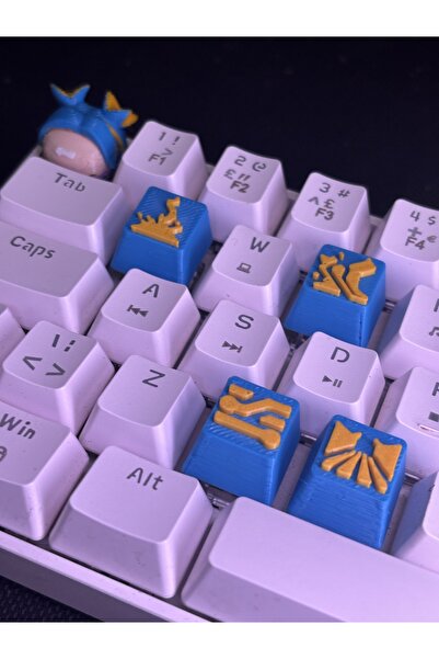 Store Neon Özel Mekanik Klavye Keycap Seti (5 Parça)
