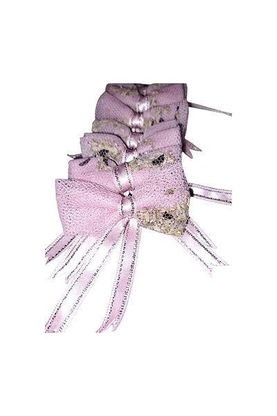 AYYILDIZ Pink Bow Model Cabinet Ornament