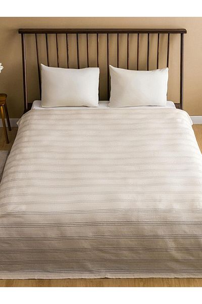 LC Waikiki Κάλυμμα Διπλό Κρεβάτι με Κέντημα Ρίγας 200x220 cm