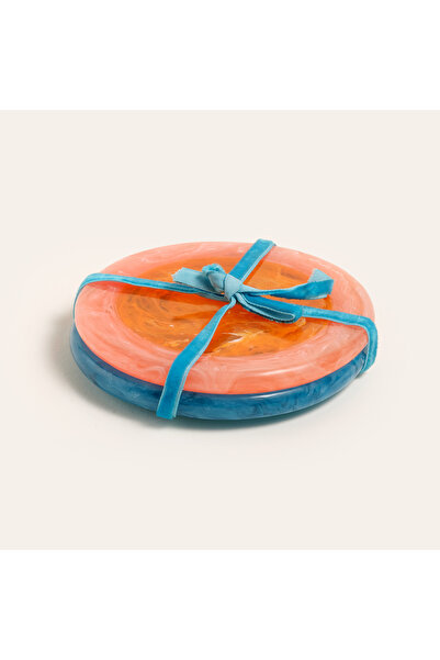 Zsa Zsa Zsu Tanda Reçine Bardak Altlığı 10x10x1 Cm Renkli