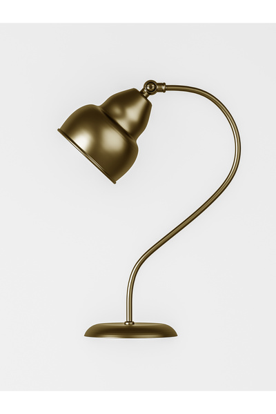 avizade Lunera Antique Electrostatic Painted Curved Metal Table Lamp – Adjustable Head | E27 Lampholder