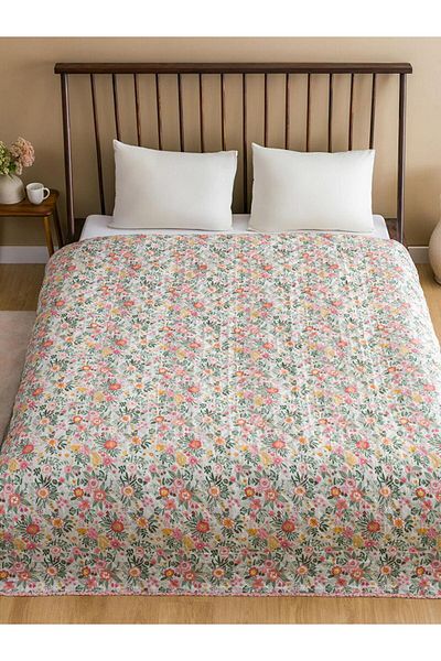 LC Waikiki Floral Patterned Double Bedspread 200X220 cm