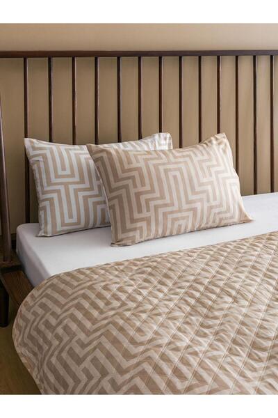 LC Waikiki Striped Patterned Double Bedspread