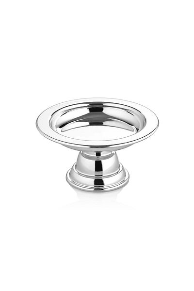 Elzem Decorative Silver Color Macaron Holder 6 Pcs Turkish Delight Cup Coffee Presentation Holder