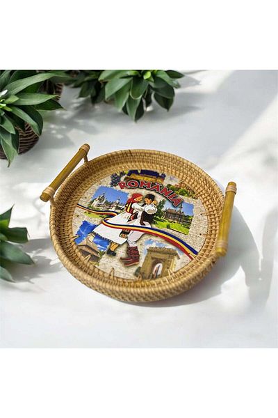 OEM LUNA LUX Decorative Rattan Tray