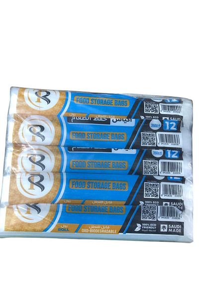 Roll Food Storage Bag Roll, Size 12, 10 Rolls