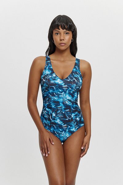 Louren M12014 V-Neck Cup Swimsuit