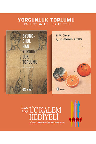 Metis Yayınları Yorgunluk Toplumu - Çürümenin Kitabı - Kitap Seti - Kalem Hediyeli