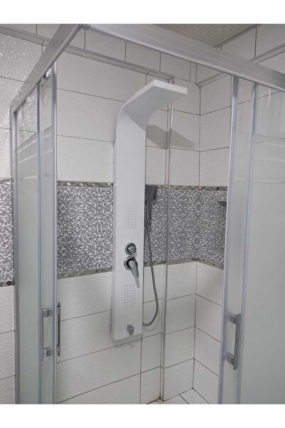 Viodus Vioduş Kuğu Aluminyum Beyaz Duş Paneli, Dikey Jakuzi, Duş,