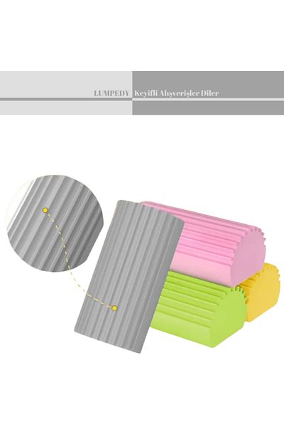Lumpedy 3Pcs Multipurpose Moist Eraser Sponge Dust Master Cleaning Sponge Dust Water Dirt Absorbing Super Practical