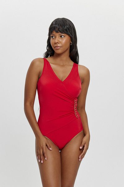 Louren M12043 Double Breasted Swimsuit