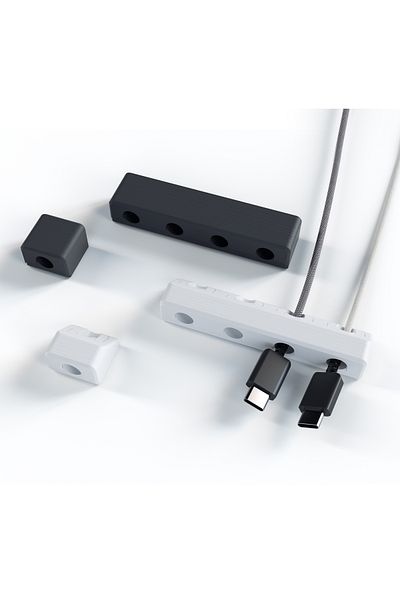 Bombyx Stylish and Modern Cable Holder (Adhesive)