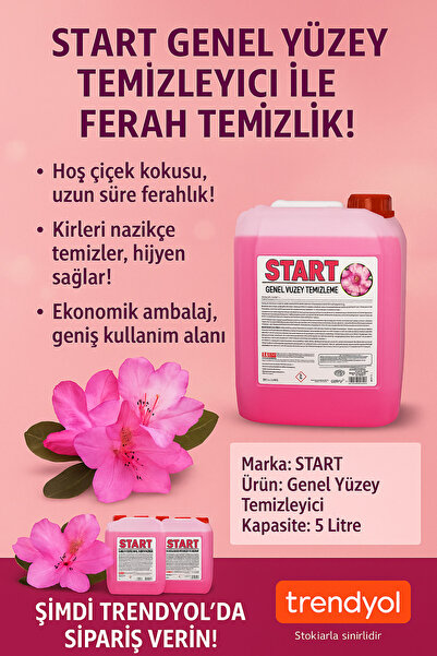 start GENEL YÜZEY TEMİZLEYİCİ 5 LİTRE