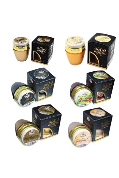 AL-HELAL بكج كريم مخمرية لمسة حريرية معطرة للجسم والشعر 25 جم عدد 6 علب بروائح متنوعة