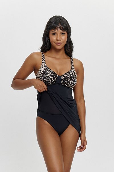 Louren M12057 Wide Triangle Dress Swimsuit