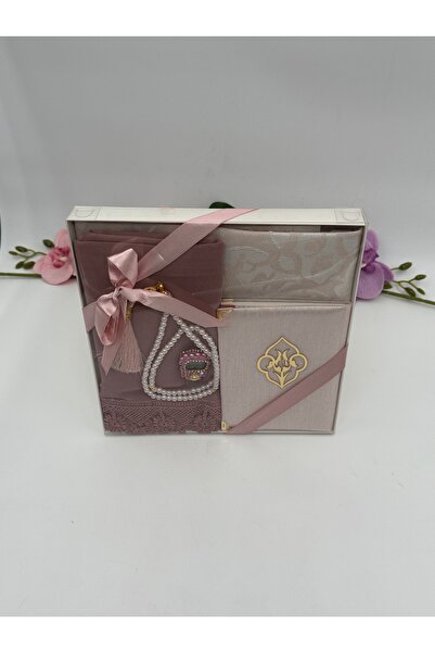 Uğurlu Hac gelin çeyiz (secade inci tesbih kadife yasin taşlı zikirmatik hedi...