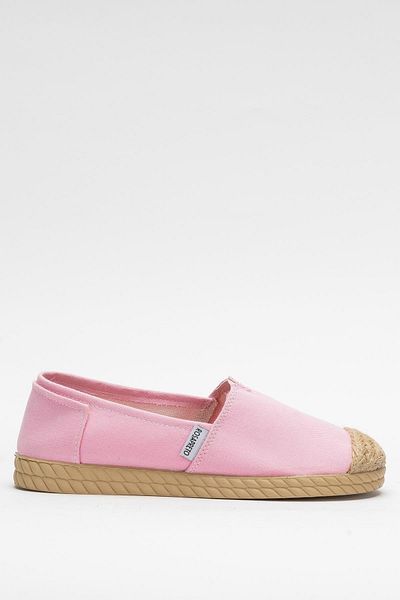 Liger Women's Linen Ballerina Shoes Pink
