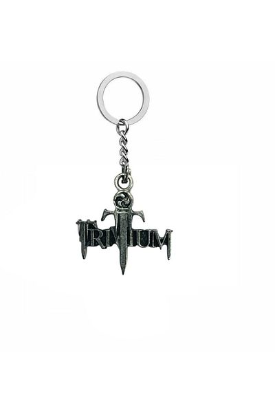 Herşey Nota Trivium Rock Metal Band Keychain – Unisex - Zamak Plated