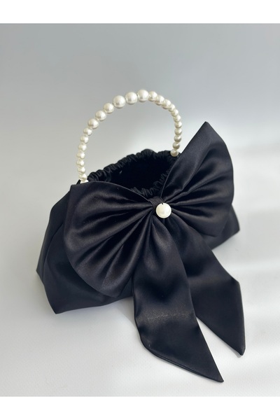 posst bag Bow and Pearl Portfolio Evening Dress Handbag