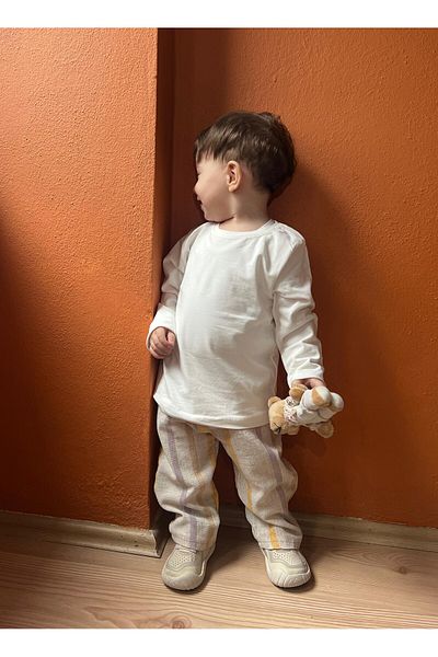 BabyDia Children's Linen Trousers
