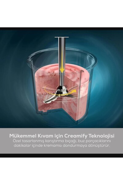 NINJA CREAMi Ice Cream Maker - Dondurma, Gelato, Sorbe, Smoothie Kasesi, Milk...