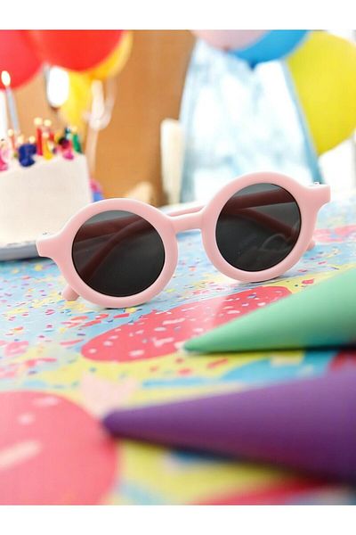 CHANCE GİFT Round Kids Sunglasses Unisex Eyewear Uv 400 Protection Polarized Ce Certified Trending Glasses