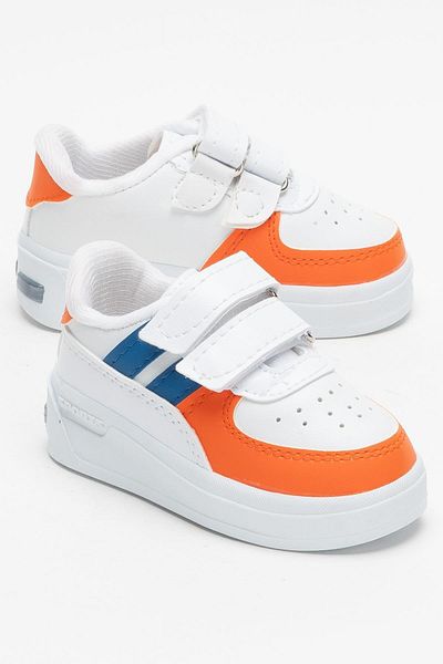 Liger Lighted Unisex Comfortable Lightweight Children's Sports Shoes Orange - Blue