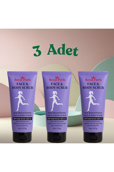 DERMASTUDİO Face and Body Peeling 100 Gr * 3 Pcs