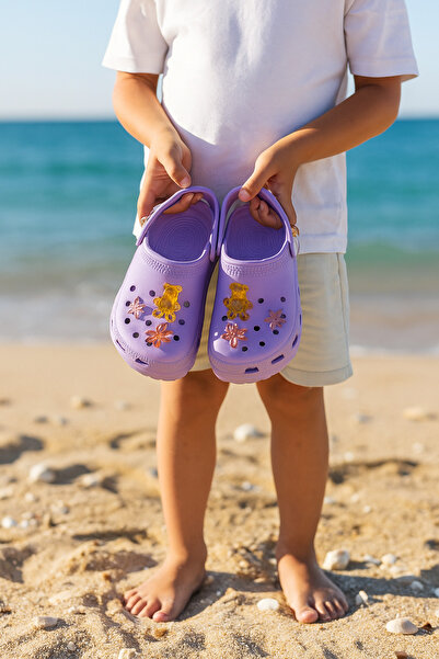 StWenn Mules - Purple - Flat