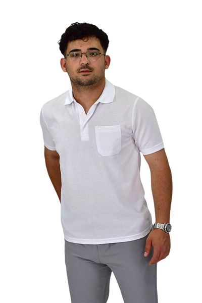 DYNAMO Men's Polo Neck Pocket T-Shirt T-139 Bgl-St04591