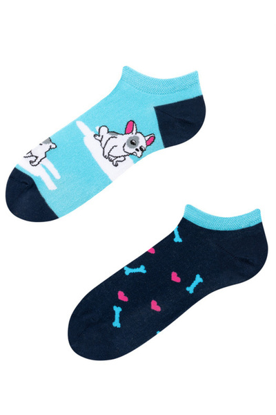 Todo Socks Lovely Dog Cotton Short Socks