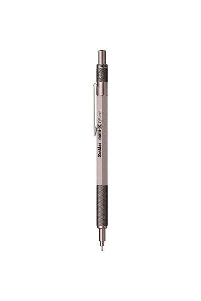 Scrikss Matrı-X Versatil Pen 0.5 Transparent Packaging Metallic Gray