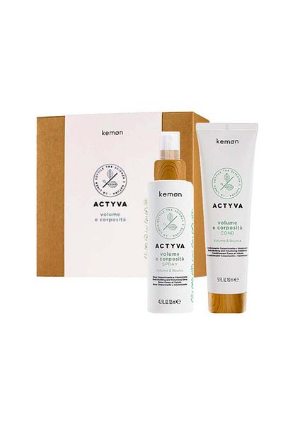 Kemon Set for volume Kemon Actyvia Volume e Corposità, Balsam 150 ml + Spray 125 ml