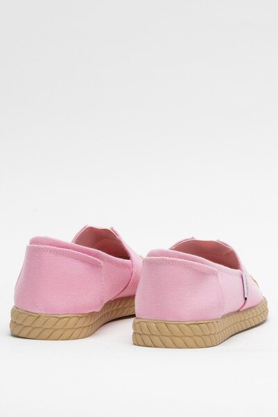 Liger Women's Linen Ballerina Shoes Pink