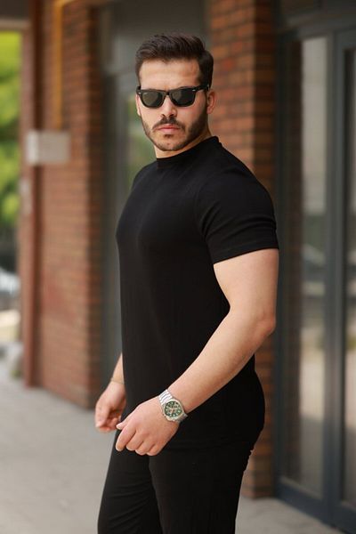 Modayakamoz Ανδρικό μπλουζάκι Basic κοντομάνικο