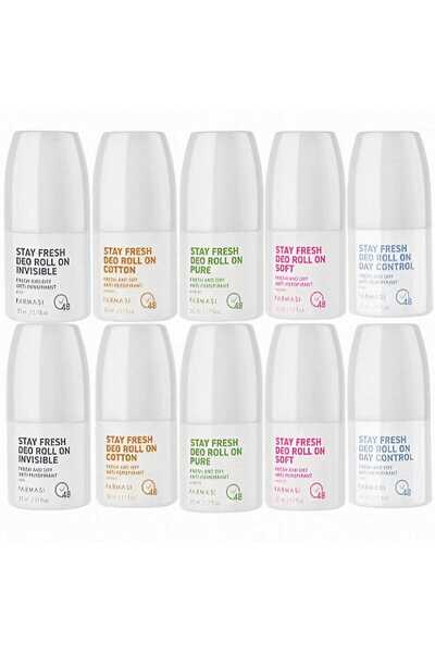 Farmasi Stay Fresh Deo Roll On 50 ml 10 Lu Paket