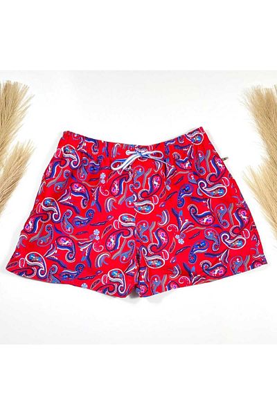 Intisimo Swim Shorts, For Men, Red/blue - 2xl