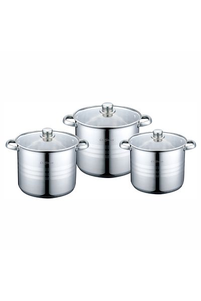 cheffinger 6-piece Stainless Steel Pot Set High Quality Material