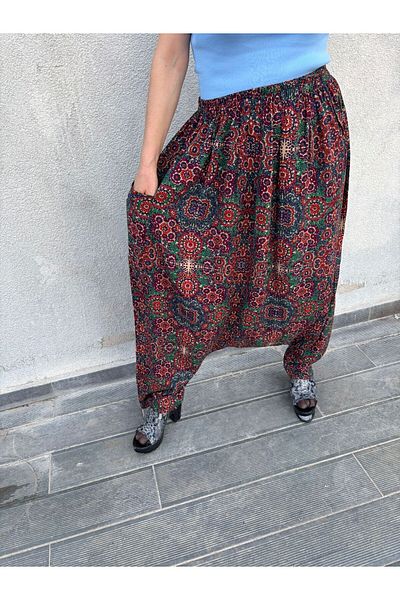 hoaryage Adana Shalwarı Viscose Print Fabric, Authentic Pocket Shalwar 100% Cotton