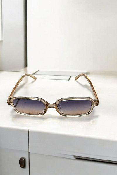 MAROVOAY Uv400 Protection Sunglasses New Season Bone Unisex Blueblock Glass