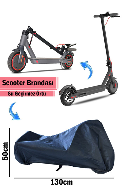 Bundera Elektrikli Scooter Koruma Brandası Su Geçirmez Toz Kir Yağmur Koruyucu Saklama Kılıfı Örtüsü